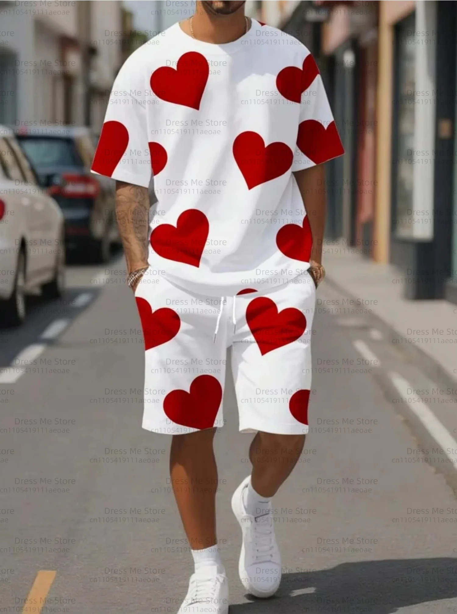 

Мужской повседневный комплект из футболки с коротким рукавом и шорт, с принтом «Цветы», баскетбольный спортивный костюм из 2 предметов, мужская одежда