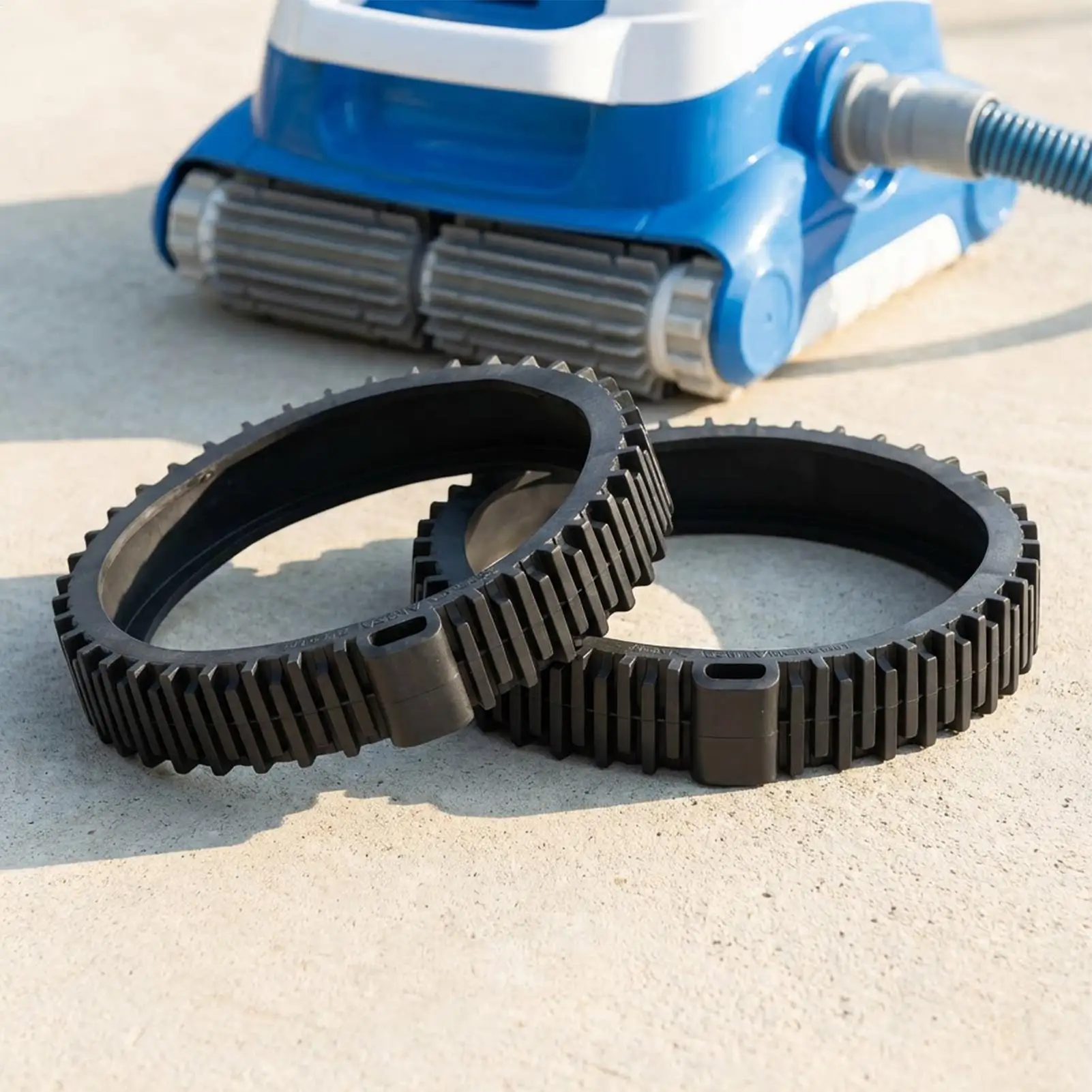 

Pool Cleaner Tires 2-pieces Anti-Stall Parts Sleeves Pool Cleaner Parts For Swimming Outdoor Inflatable Maintenance