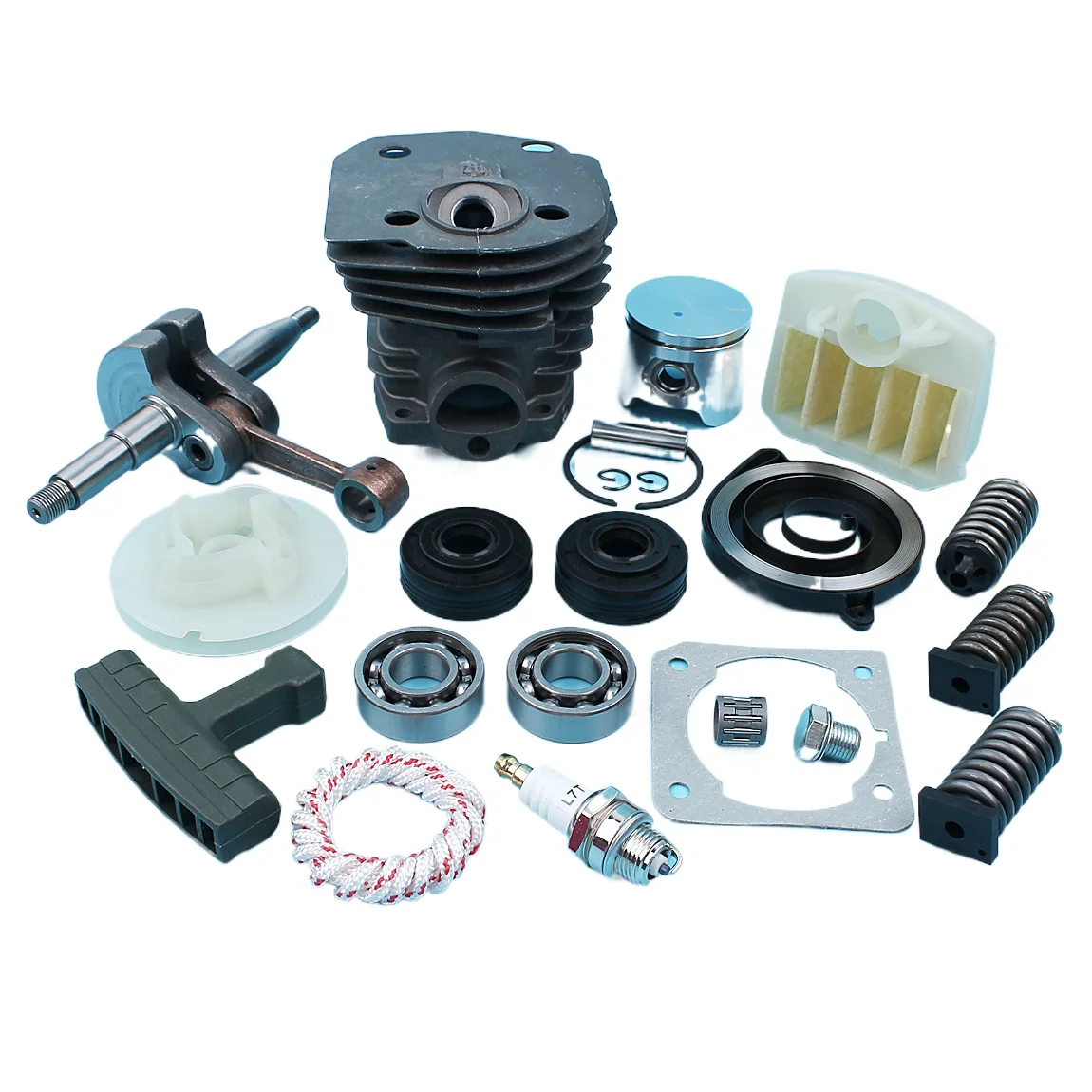 

44mm Cylinder Piston Kit For Husqvarna 340 345 350 Crankshaft Buffer Air Filter motosierra Chainsaw Replacement Parts