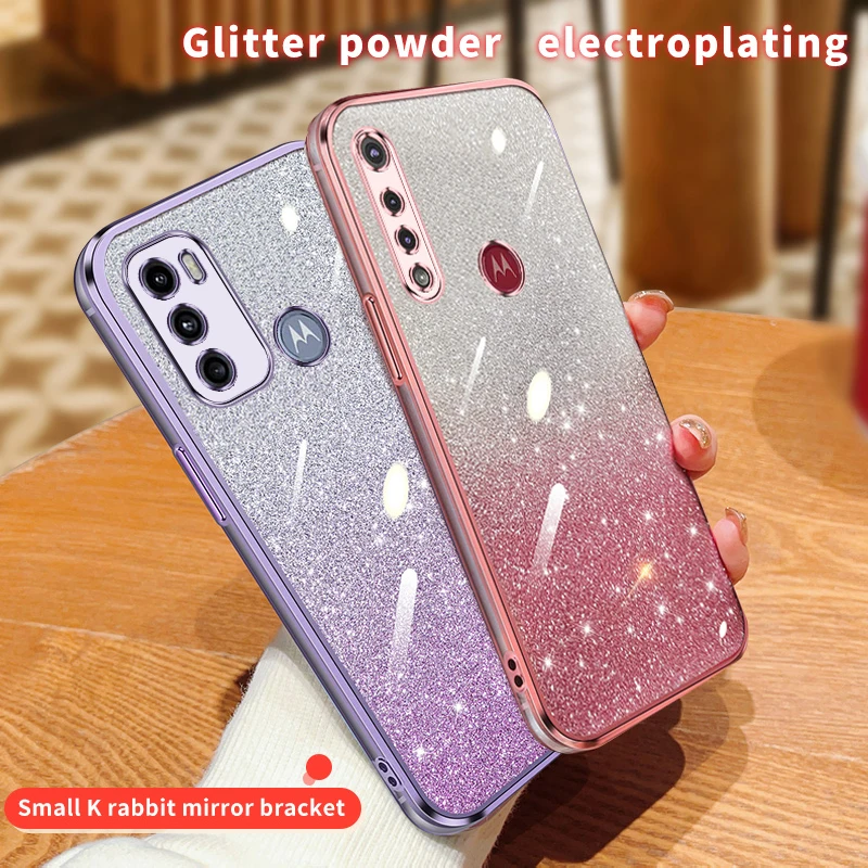 G60 G60s Luxury Glitter Plating Case On For Motorola Moto G32 G62 G71 G22 G23 G73 G31 G60 G50 G20 G30 G10G53 G42 Clear Cover