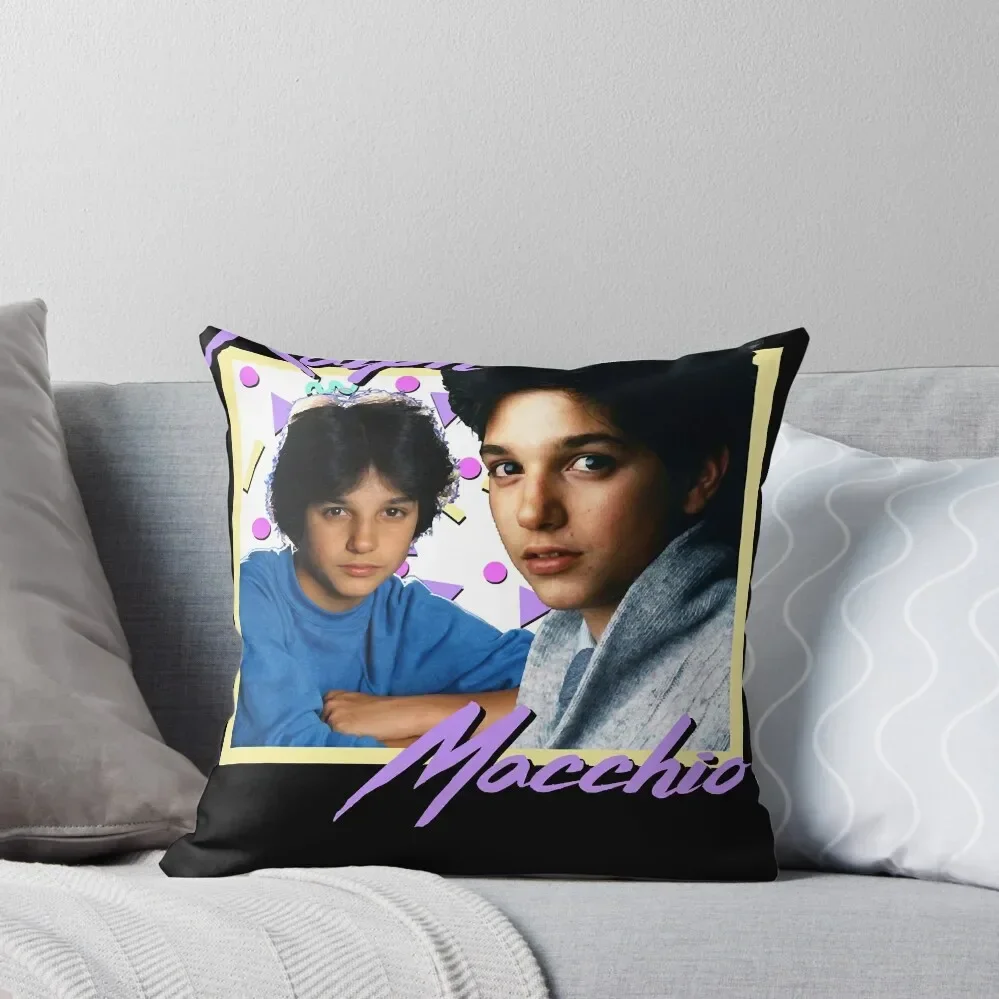 

80s Ralph Macchio Essential T-Shirt Throw Pillow Sofa Cushions christmas pillowcases Christmas Pillows pillow