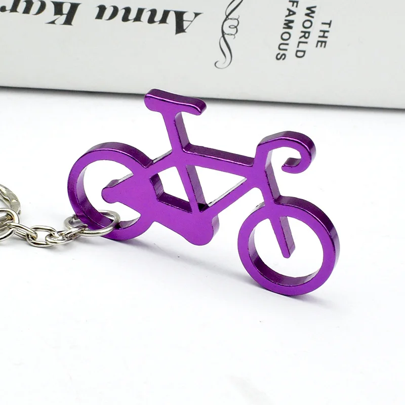 New Metal Keychain Men Women Car Key Chain Fashion Bag Charm Accessories key Ring bicycle New Key Holder K1304