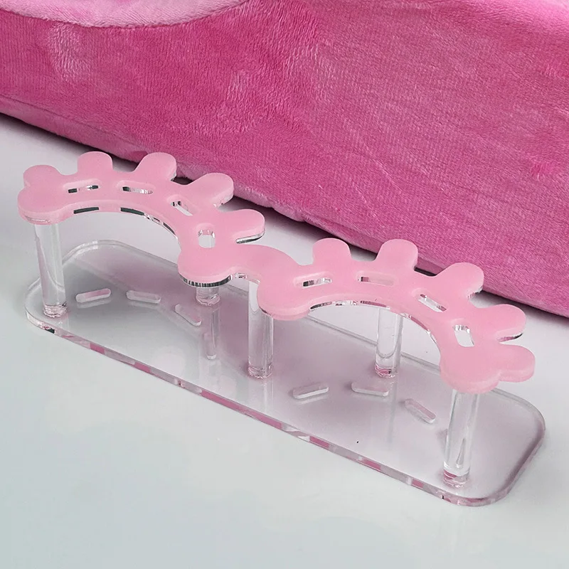 1PC 8 Holes Tweezers Storage Box for Nail Eyelash Extension Tweezers Storage Rack Multifunctional Makeup Brush Holder Show Shelf