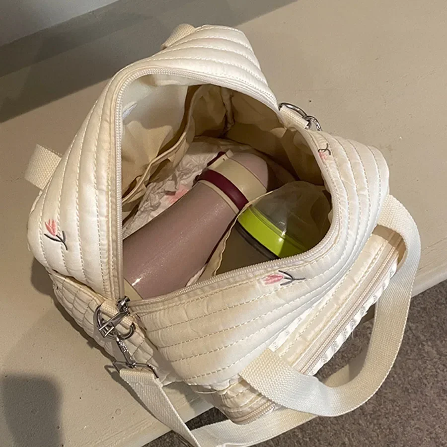 

Multi Purpose Storage Bag Large Capacity Milk Storage Bag Wear-resistant Trolley Hanging Bag Casual Mother and Baby Bag