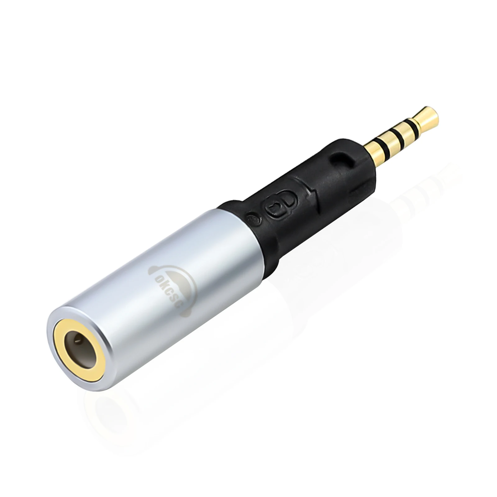 OKCSC 2.5 مللي متر الذكور إلى 3.5 مللي متر الإناث وصلات صوت موصل محول الصوت جاك 3.5 مللي متر سماعة رأس ستيريو ل سنهيسر HD598 ATH سلسلة