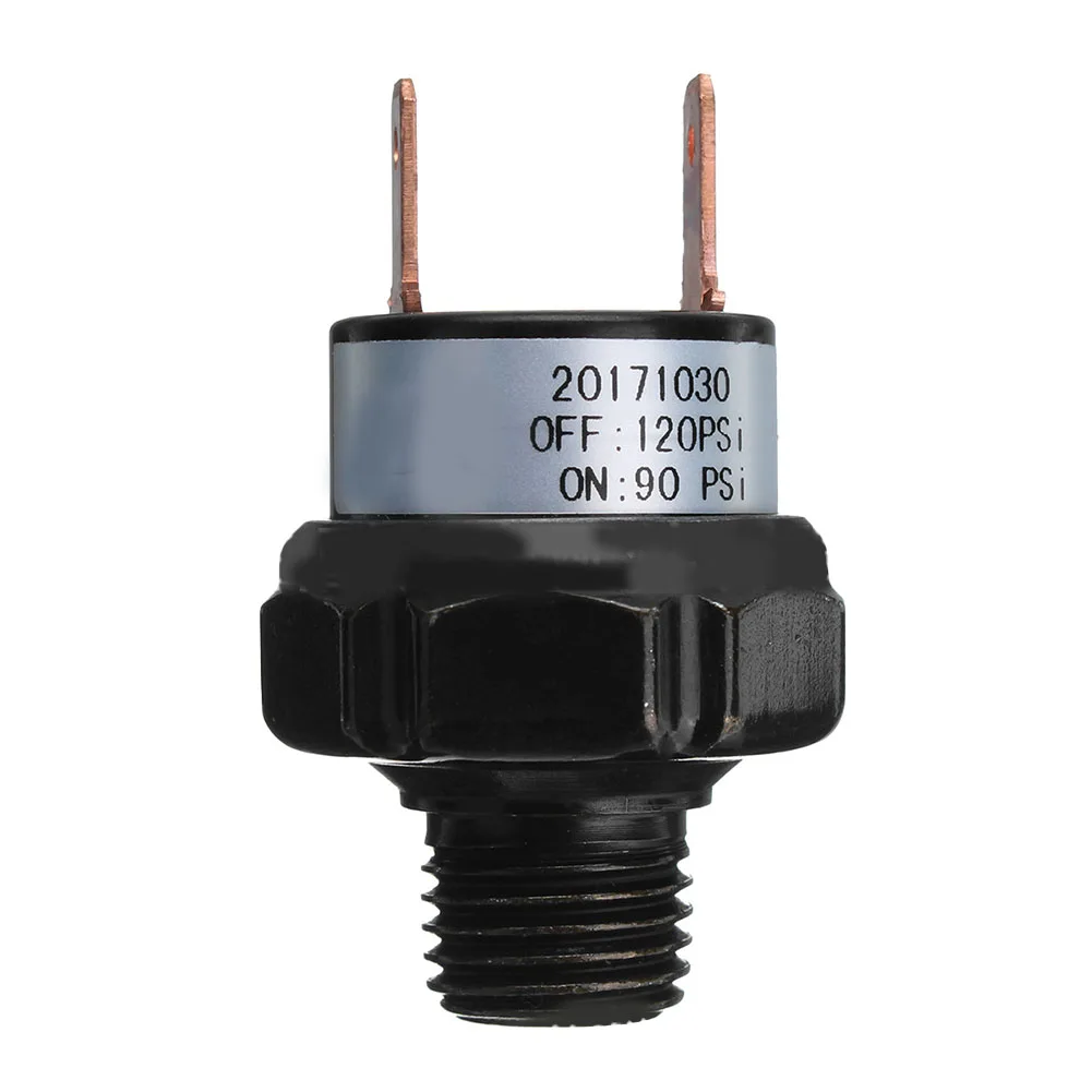 1/8 "NPT ضاغط الهواء مفتاح ضغط الهواء موصل التحكم لقطار القرن 70-100PSI 90-120PSI 120-150PSI 110-140PSI 150-180PS