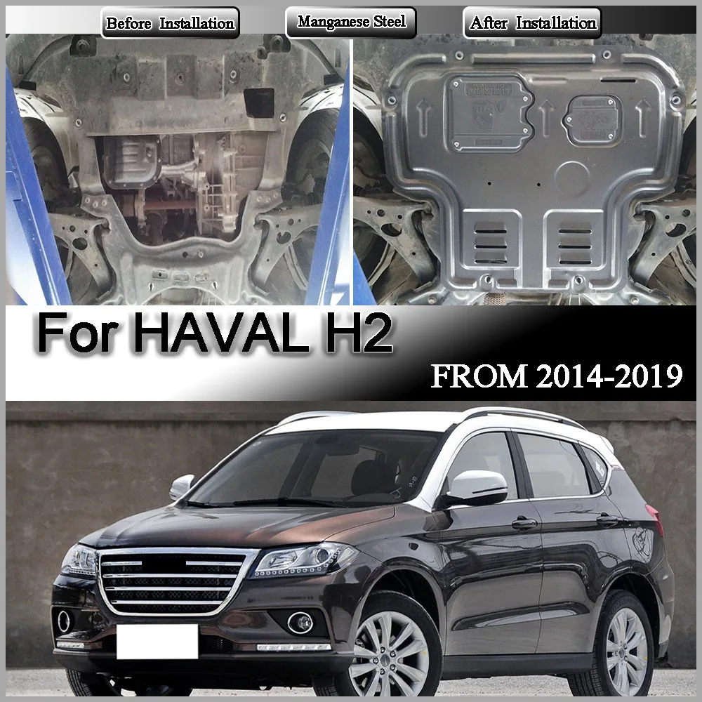 Unterbodenschutz aus Aluminium-Magnesium-Legierung für HAVAL H2 2014-2019 1.5T.