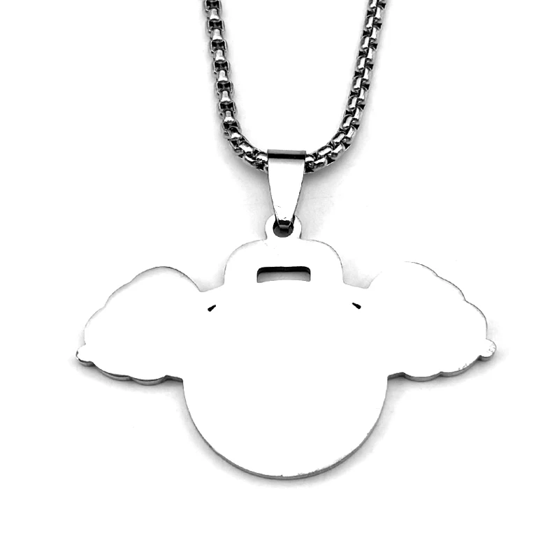 ยก Dumbbells ผู้ที่ชื่นชอบฟิตเนสสร้อยคอจี้สําหรับหญิงชายสแตนเลสสตีลสีชายสุขภาพกีฬาเครื่องประดับ