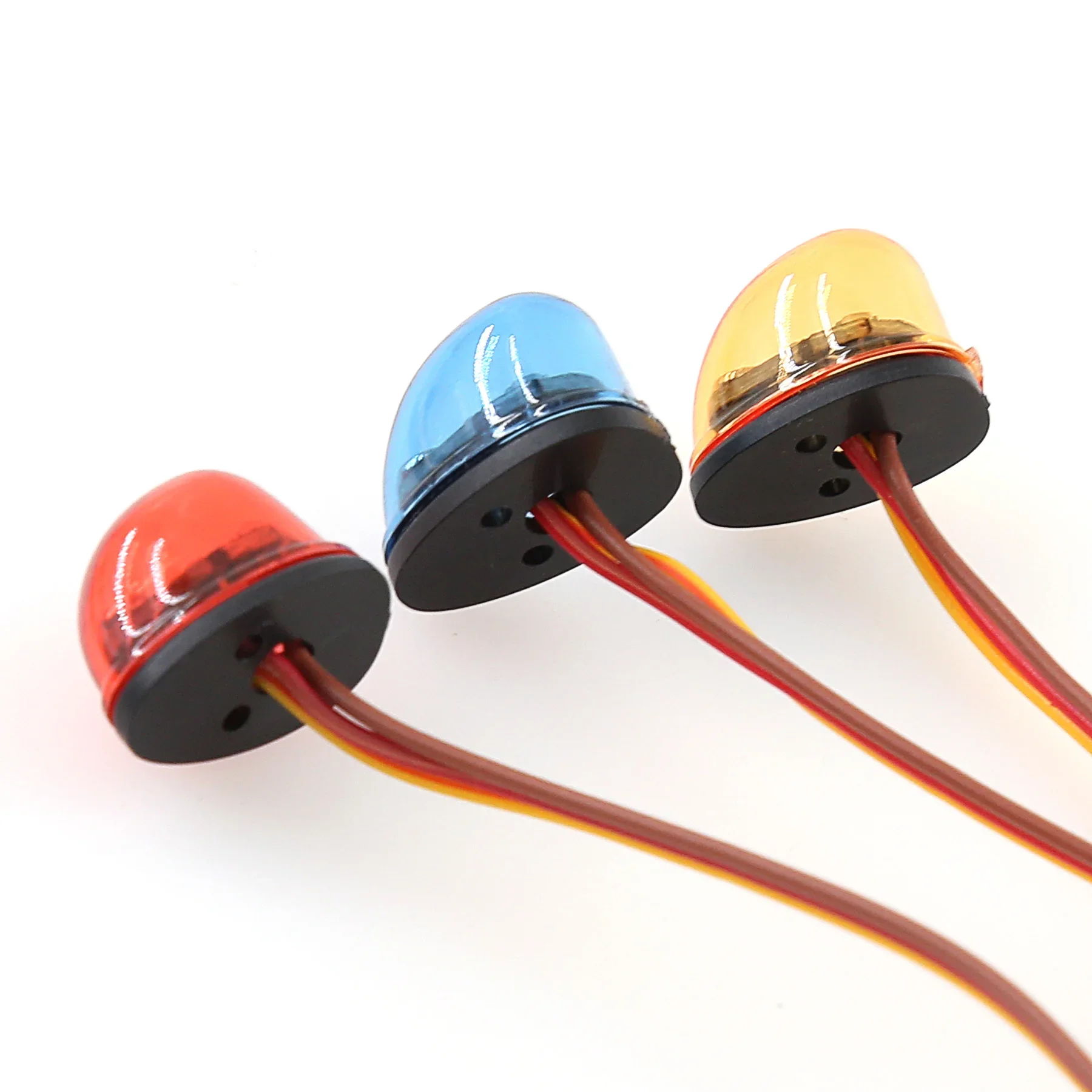 360 °   Roterende LED-lichtbalk voor RC Auto Multifunctionele Alarmlamp Upgrade Accessoire voor 1/14 Tamiya Truck & 1/10 Model