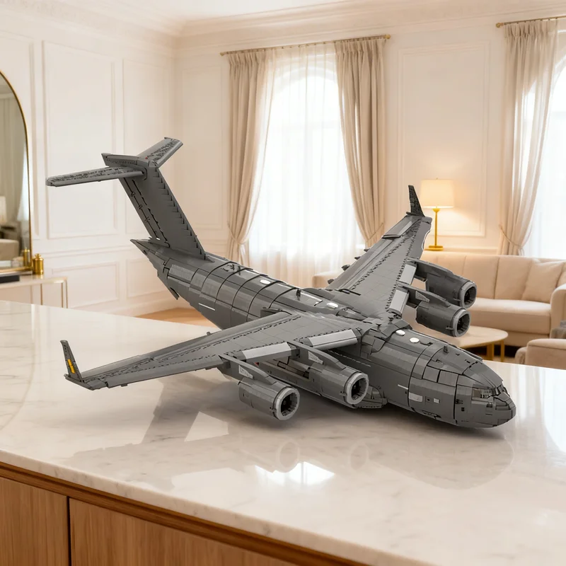 17314pcs MOC Aircraft C Globemaster III Creative Advanced Build Model Building Blocks Module Figure Ship Robot Train Toy Gift