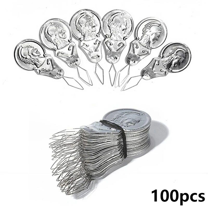 Stitch Insertion Needle Threader Tools Wire 100pcs Aluminum DIY Hand Sewing Loop Manual Threader Convenient Stitch