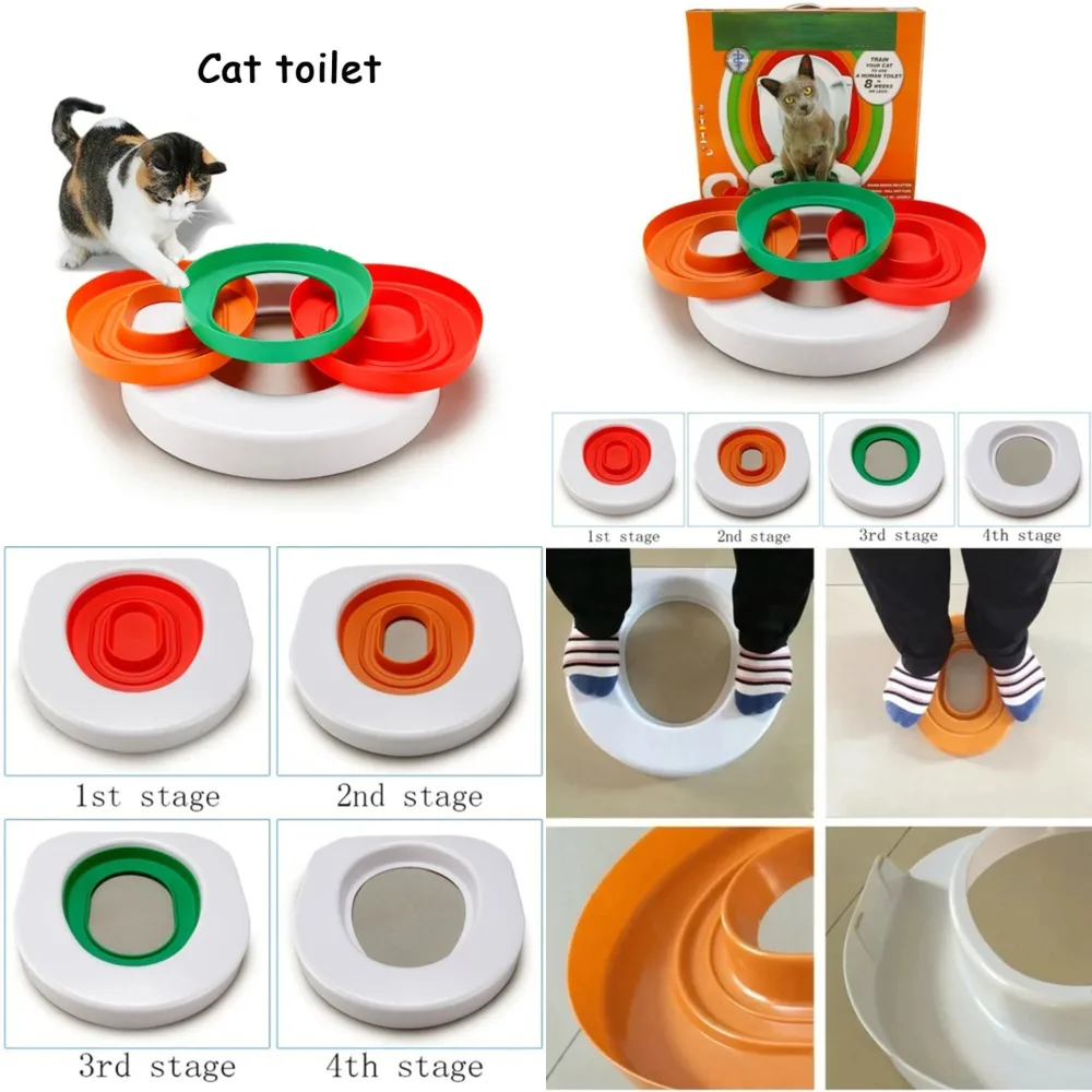 

Best Choice Top-rated Plastic Cat Toilet Training Kit with Litter Box, Pet Training Mat, and Cat Toilet Trainer - Ideal Solution