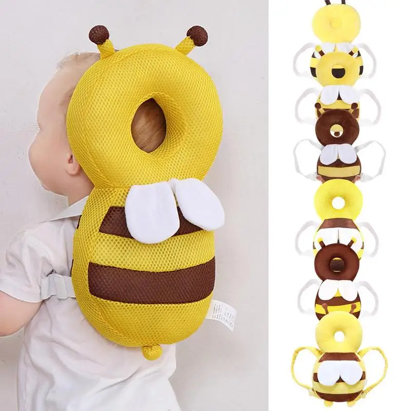 Baby Head Protector Backpack Pillow For Kids 1-3 Y Toddler Children Soft PP Cotton Protective Cushion Cartoon Security Pillows