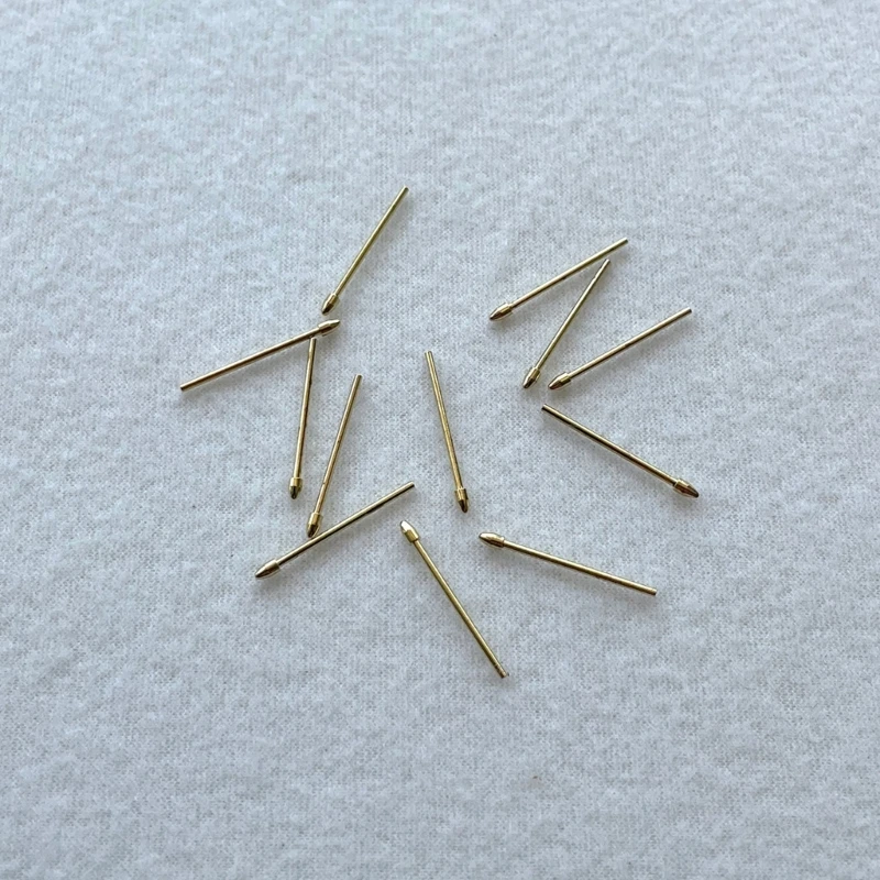 ปากกาโลหะ Smooth Inks ทรงกรวยสีทองพร้อมคลิปหนีบสำหรับอาลักษณ์ที่โดดเด่น