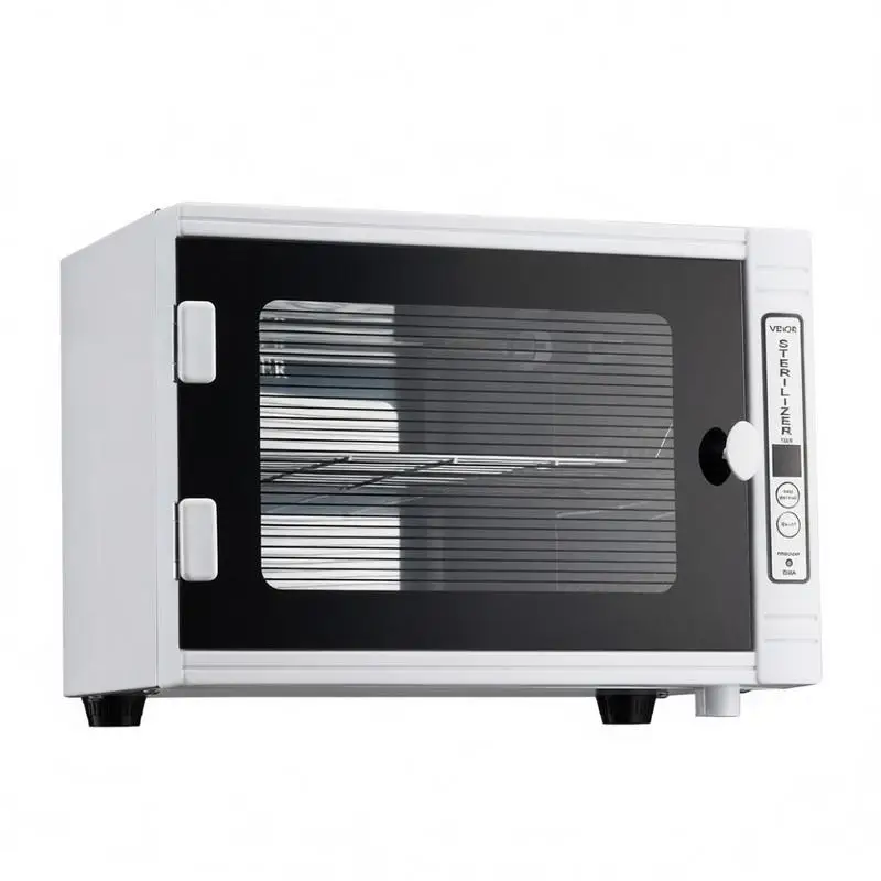 Nail Tool Cleaning Machine, 12L Large Capacity, Tool Cabinet Cleaner Box with Timer Setting, Tempered Glass Door, 185nm Wavelength, for Labs, Home, Nail Salons, Hair Studios, Beauty Salons