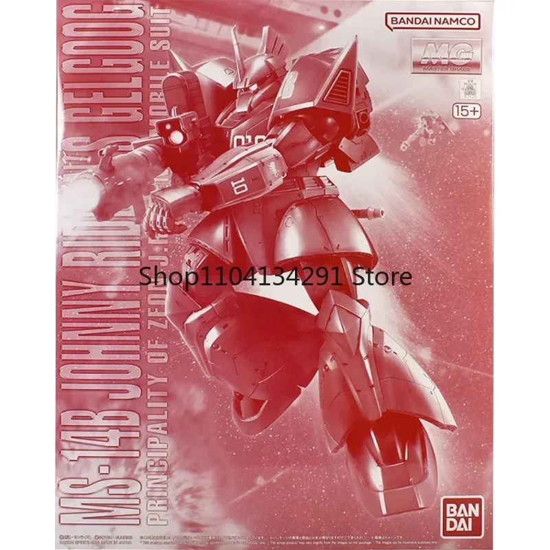 متوفر في المخزون بانداي الأصلي MG MS-14B جوني ريدن جيلوج جاندام أنيمي نموذج لجسم لعبة تحصيل التجمع الحلي هدية طفل