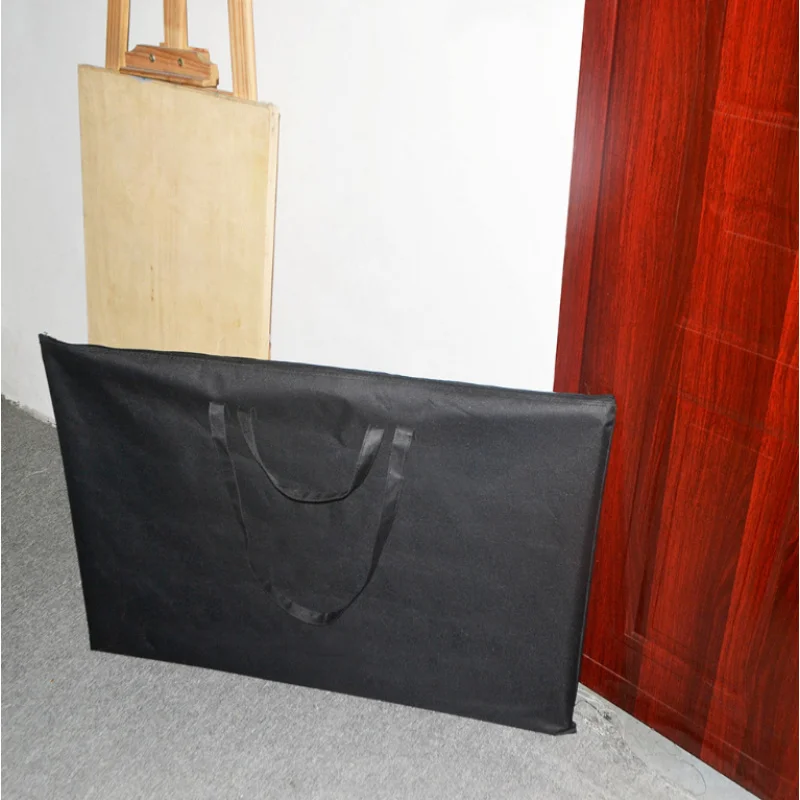 2K Drawing Board Storage Bag, Outdoor Sketching and Painting Storage Bag, Extra-Large Half-Open Drawing Bag with Handle and Shou