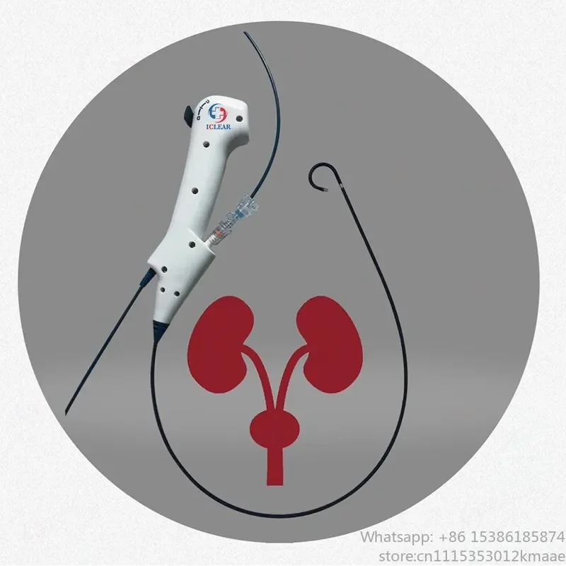 Vequyn CE Approved Single-Use Digital Flexible Video Ureteroscope, Sterile Disposable Urology Endoscope