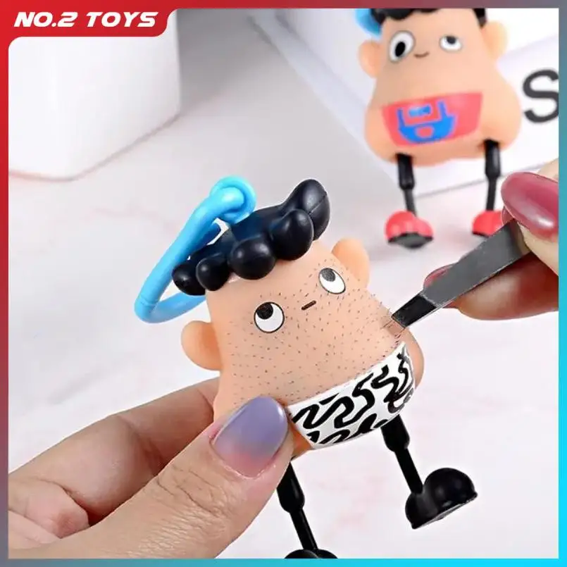 Blackheads Remover Fidget Squeeze Toys for Kids Adults Stress Relief Toy Pulling Blackhead Novelty Gag Pranks Toy Key Chain Gift