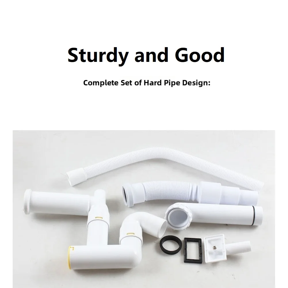 

Сливная труба для одинарной раковины 45 мм с круглым/квадратным переливом, быстросъемная, с защитой от запаха, аксессуары для слива раковины