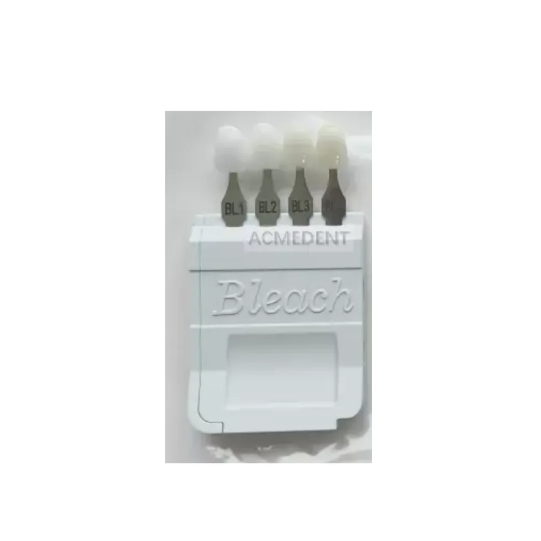 Dental Bleached Teeth Shade Guide 4Colors Bleaching Tooth Chart BL1 BL2 BL3 BL4 Composite Porcelain Veneers