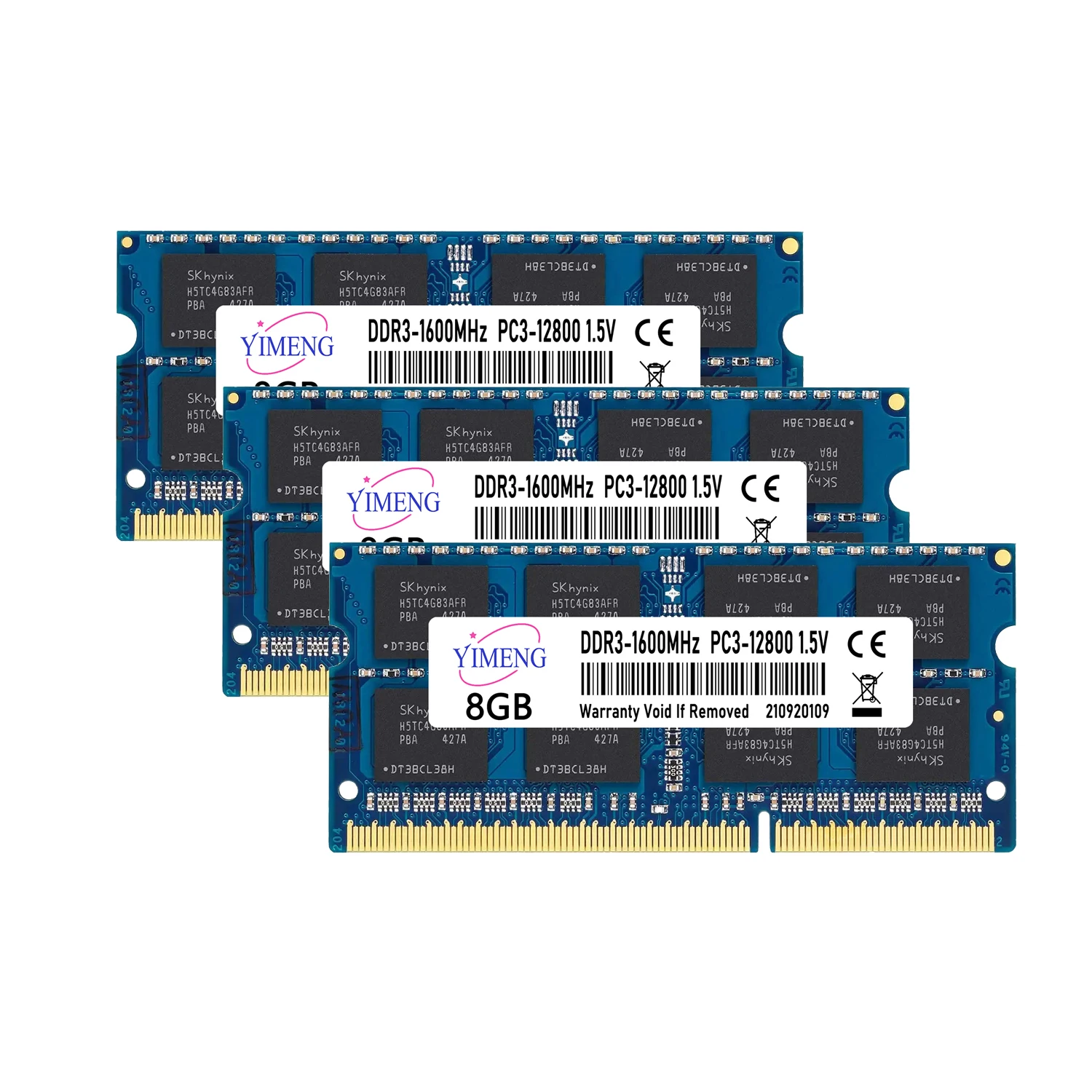DDR3 DDR3L 4GB 8GB Laptop Memories Ram PC3L 1.35V 1066 1333 1600Mhz PC3 1.5V 8500 10600 12800 204Pin SODIMM Notebook Memory Ram