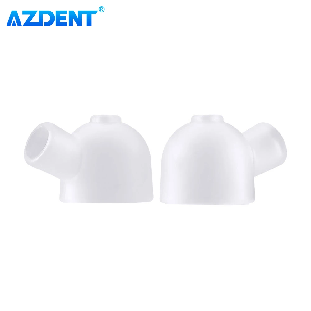 2 SZTUK Dental Tiny Cover Powder Dust Proof AZDENT Cap SandTrap Autoclave pasuje do mikropiełkarki do ścierania powietrza z tlenku glinu