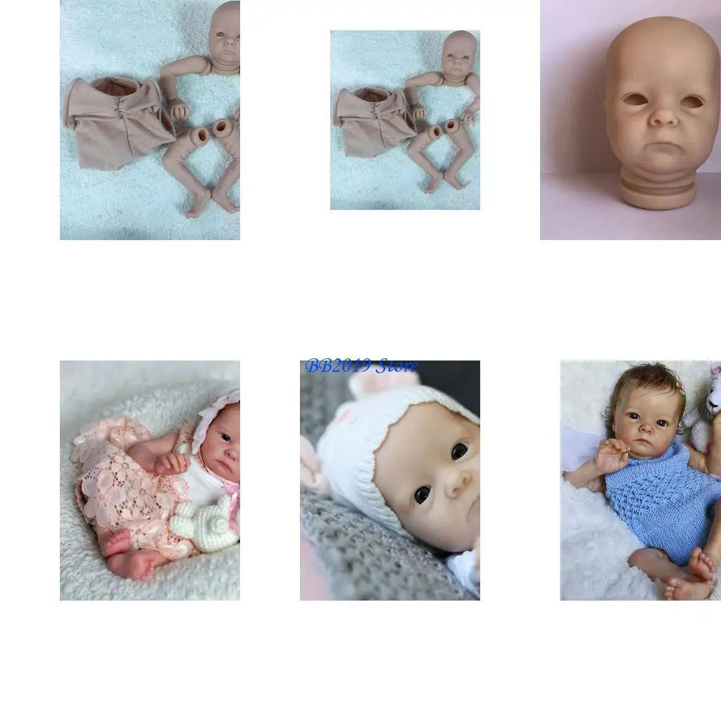 

Q0KB 18 дюймов невыплата для кукол комплект для восстановления игрушек Blanc