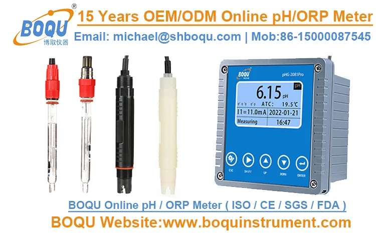 BOQU pH-2081Pro pH ORP Meter Set Dosing Pump System Hydroponic Automatic pH Ec Control  measurement  Auto pH ORP Controller