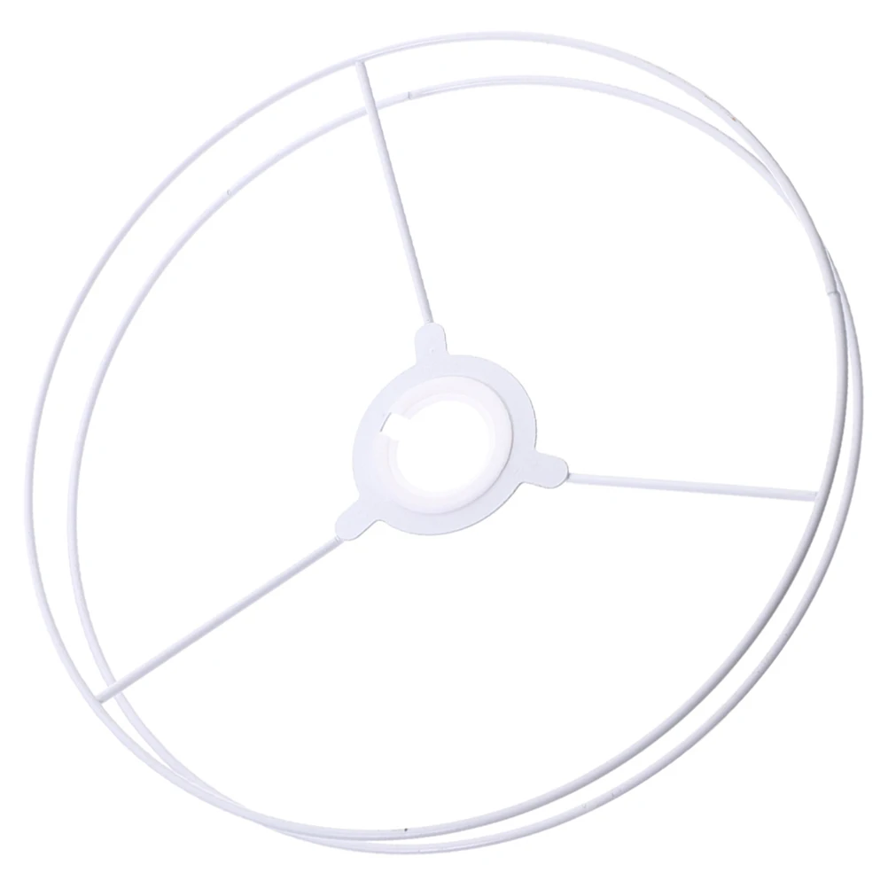 

1Set Iron Lampshade Frame Ring Sturdy Replacement Lamp Shade Holder for DIY Table Desk Chandelier Lamp Lighting Supplies