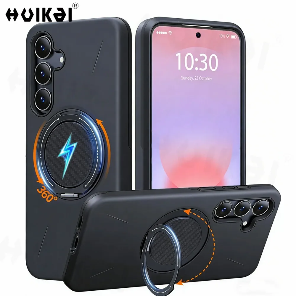 Ringhalter-Hülle für Samsung Galaxy A37 Samsung Galaxy A57 Ständer Kickstand Dual Layer Magnetische stoßfeste Schutzhülle für das Telefon