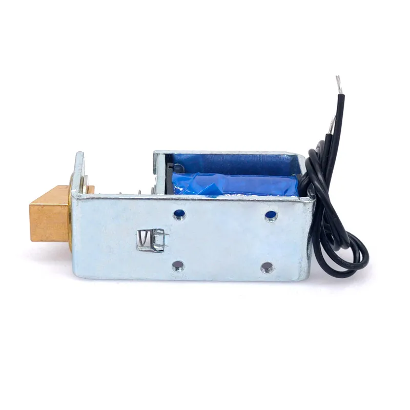 1 szt. TAU-S0837DL DC 6V 12V 24V zamki elektryczne elektromagnes skok 10mm zamek magnetyczny do zamka drzwi szafki — zdjęcie 6