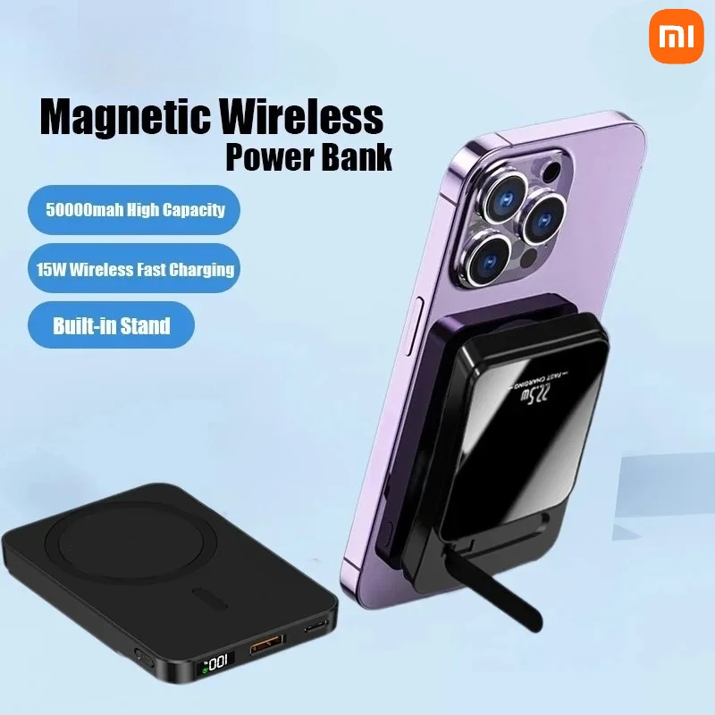 Xiaomi Magnetyczny Bezprzewodowy Power Bank PD 22.5W Przenośna Szybka Ładowarka Zewnętrzna Bateria 30000mAh do iPhone Samsung