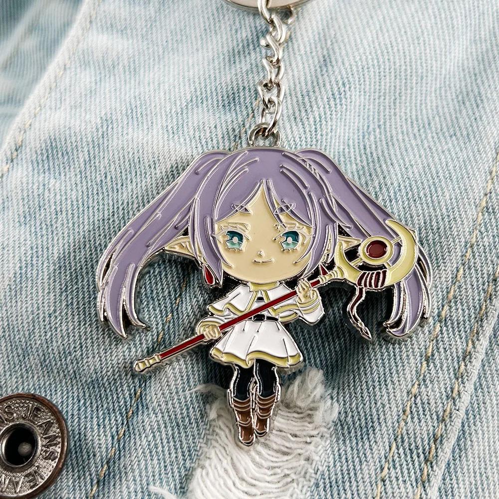 Frieren The Mage المفاتيح أنيمي فريرين بيوند رحلة نهاية كيرينغ قلادة حديدية هدية عيد الحب #1