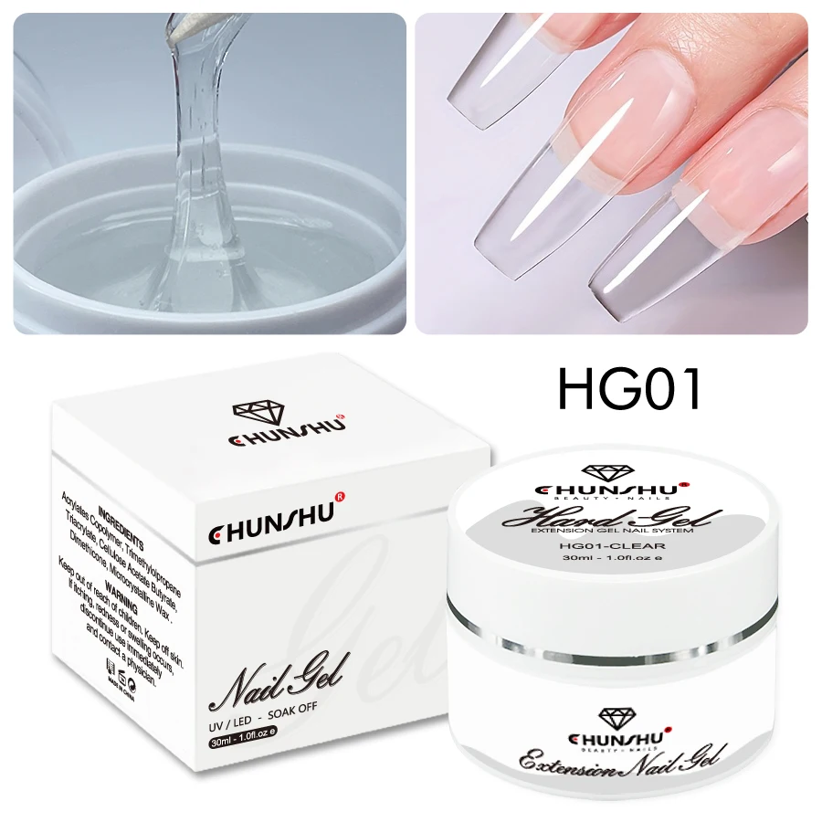 30ML harde gel voor nagelverlenging melkwit bouwer constructor gel zelfnivellerende versterking nagelgels camouflage manicure