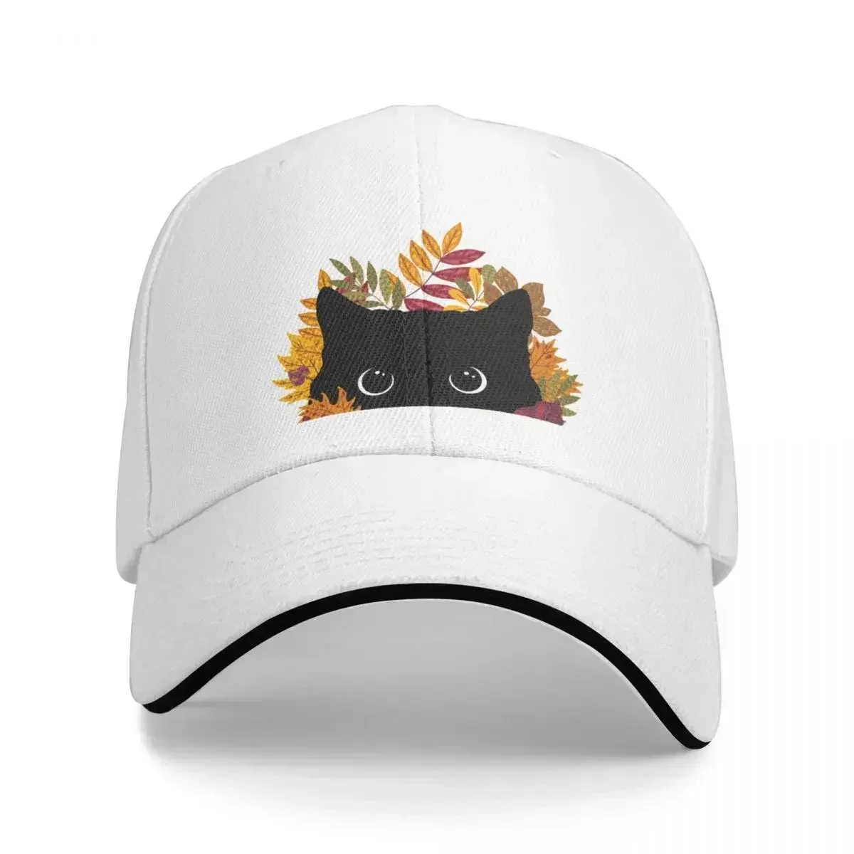 Cat Peeking Spying Autumn Fall Cap Baseball Cap beach hat hip hop Ball cap men hats Women's