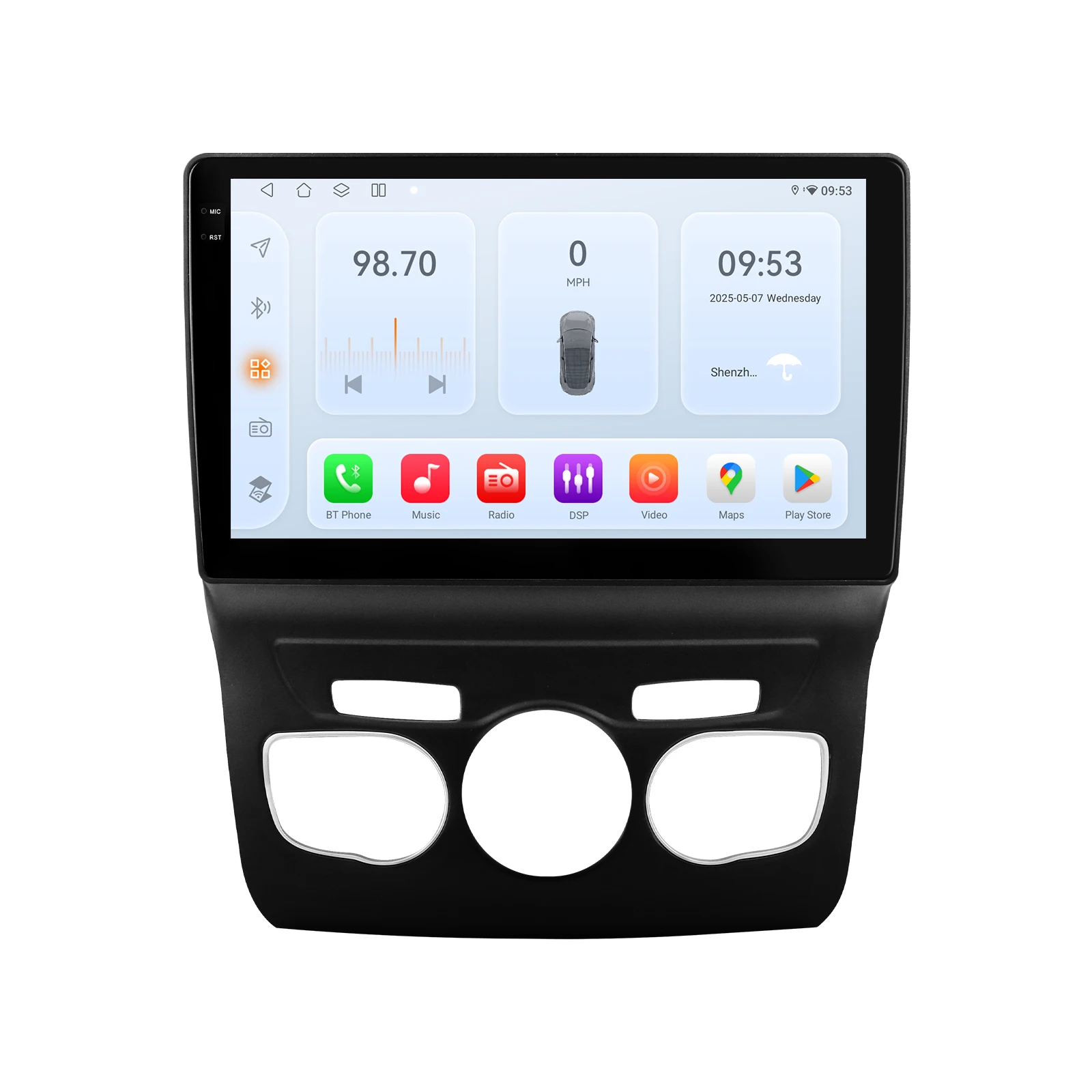 Hizpo 2Din Android14 Auto-Multimedia-Player für Citroen C4 C4L DS4 2013–2017 Carplay Navi GPS 4G BT 360 Kamera von Snapdragon 6115
