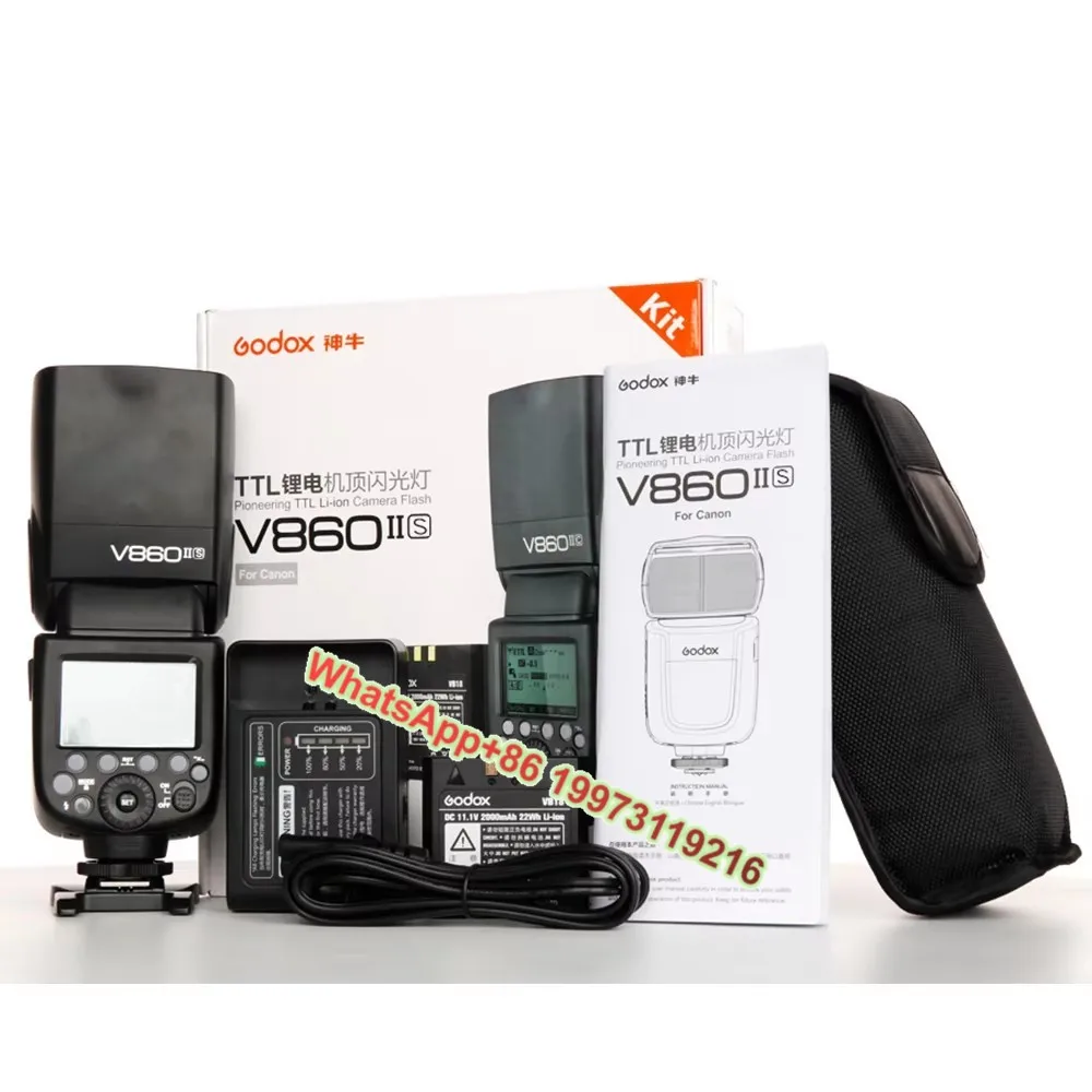 

Студийная вспышка V860II S/C/N TTL для камеры со встроенным литий-ионным аккумулятором