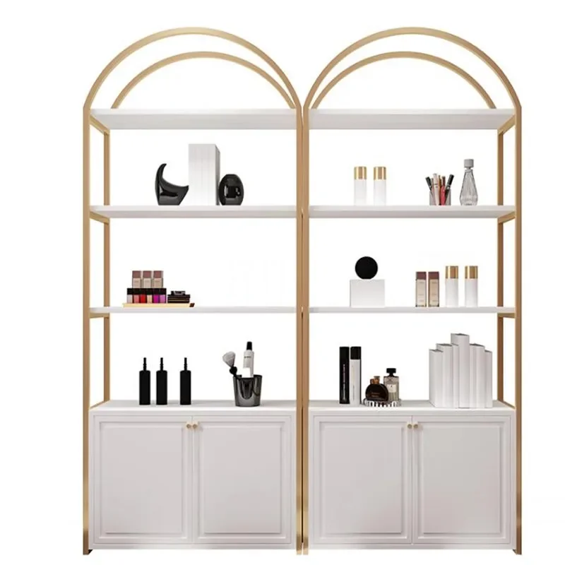 Beauty Salon Cosmetic Display Cabinets, Nail Shop Product Racks, Mother and Baby Multi-layer Shelf Combination Shop Display Rack