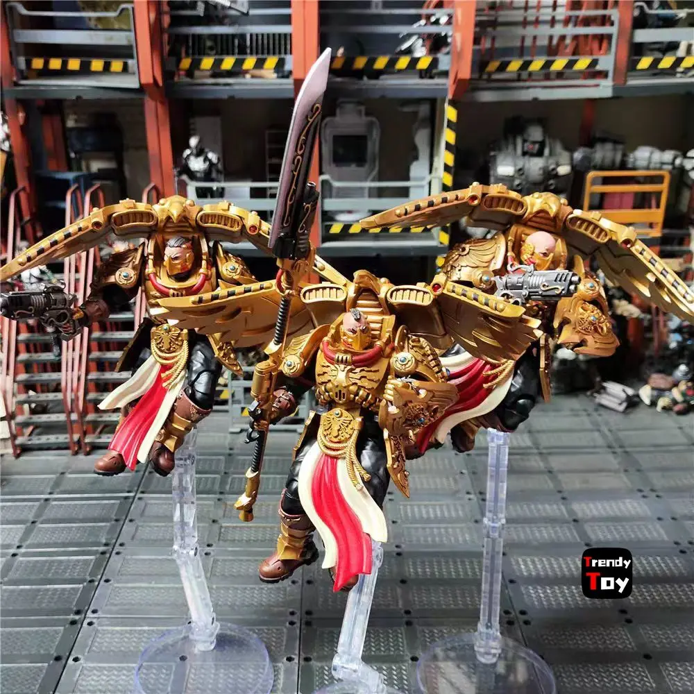 

【JOYTOY】Warhammer 40K Legio Custodes Custodian Venatari Squad 3PCS 1/18 Action Figure Toys Collections