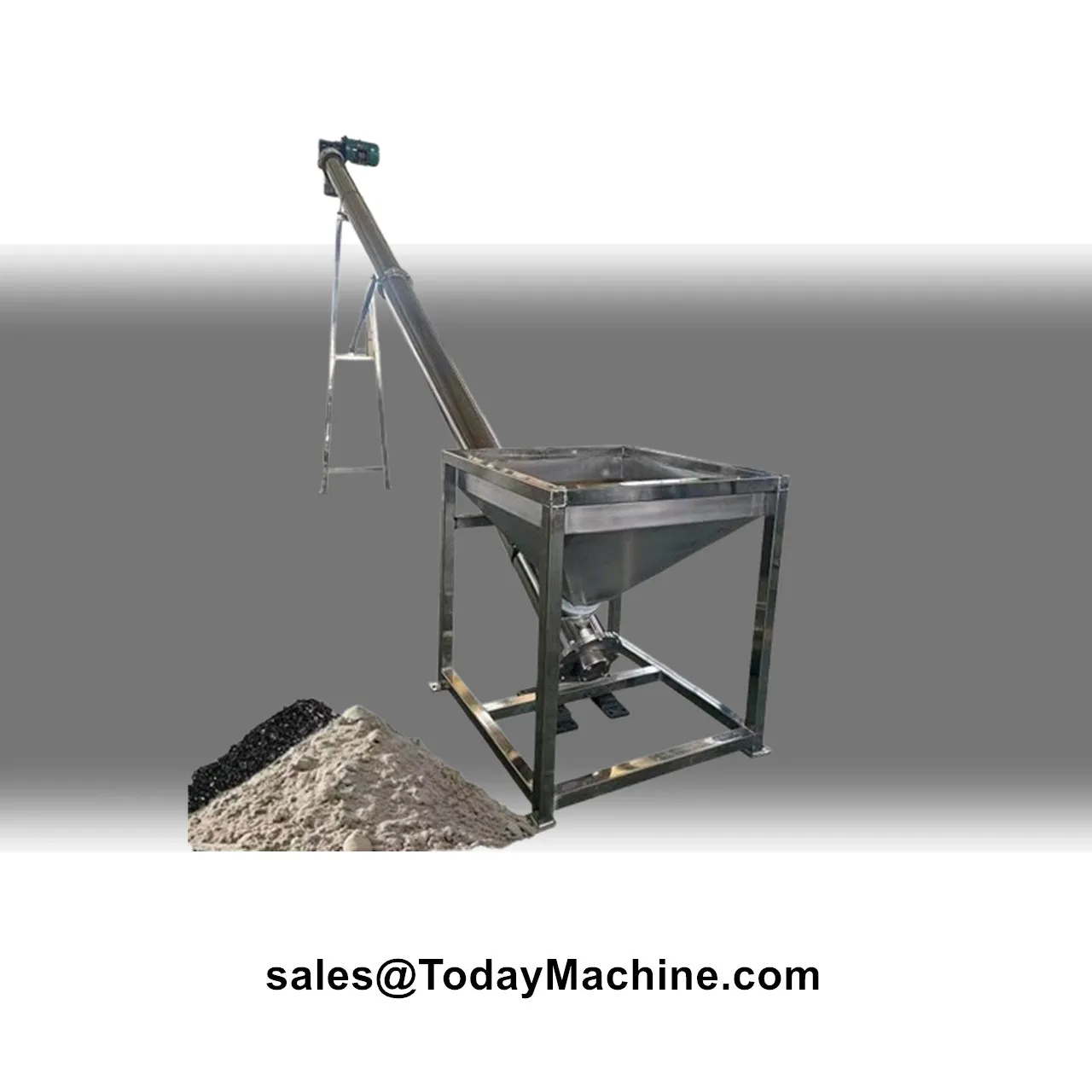 Powder Conveying Equipment Screw Augers Conveyor with Hopper