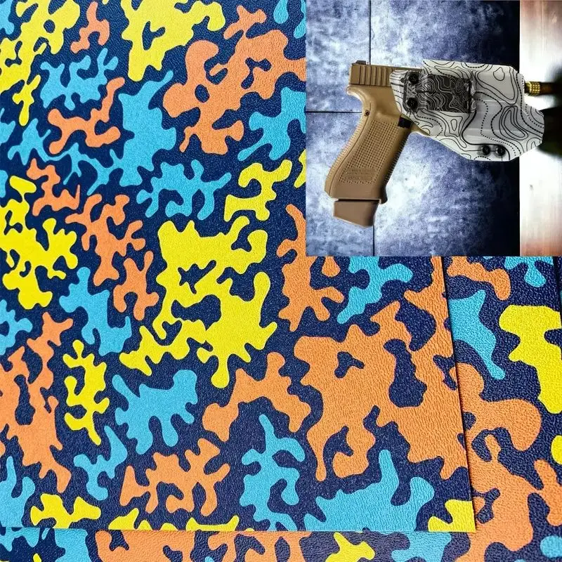 8 Sizes Colorful Camouflage Knife Sheath Cover Holsters DIY Make Materials KYDEX Thermoplastic Plate Board Thermoform Sheet
