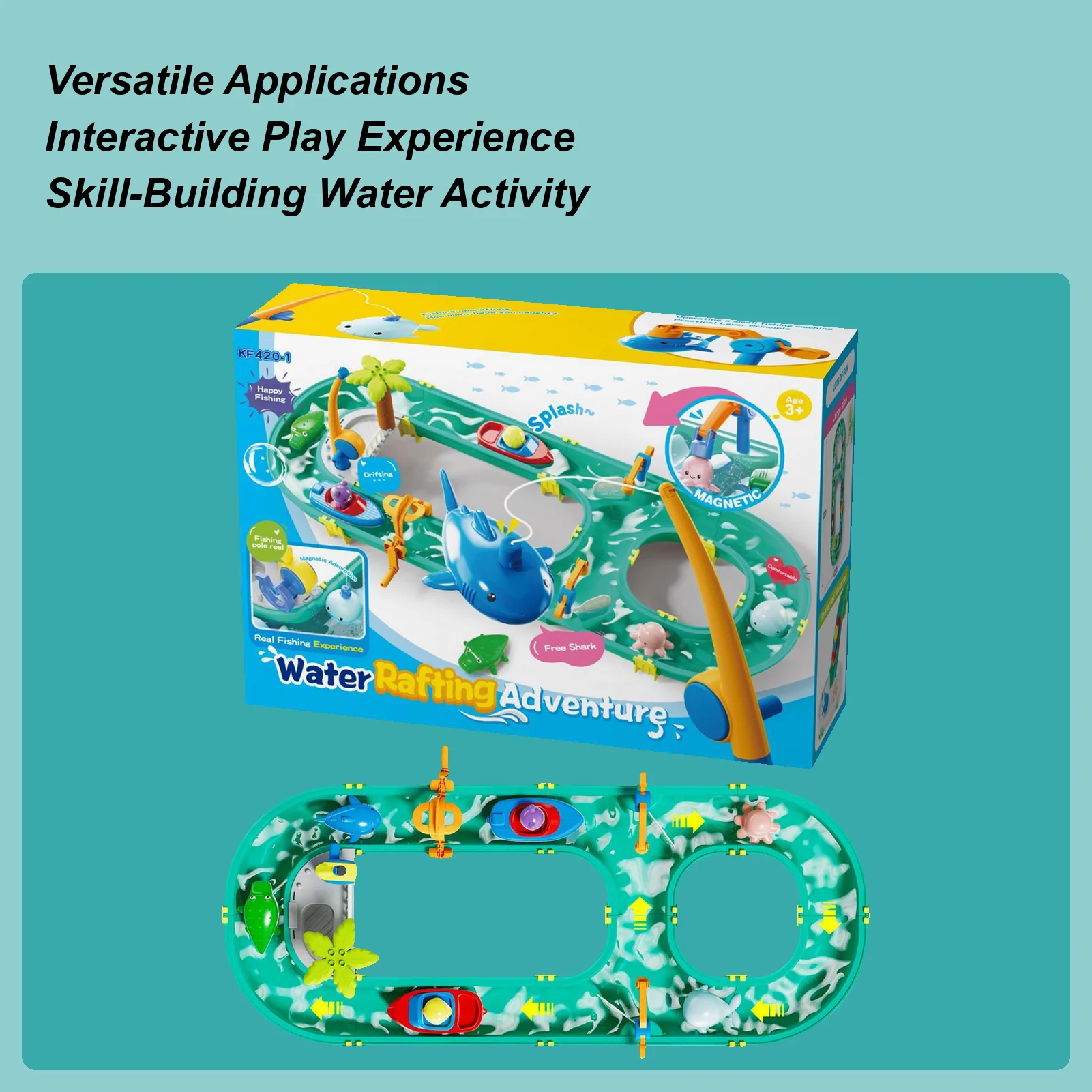 Water Table For Kids Ages 4-8 Interactive Water Table Games Accessories For Park School Playroom House Patio Classroom Camping