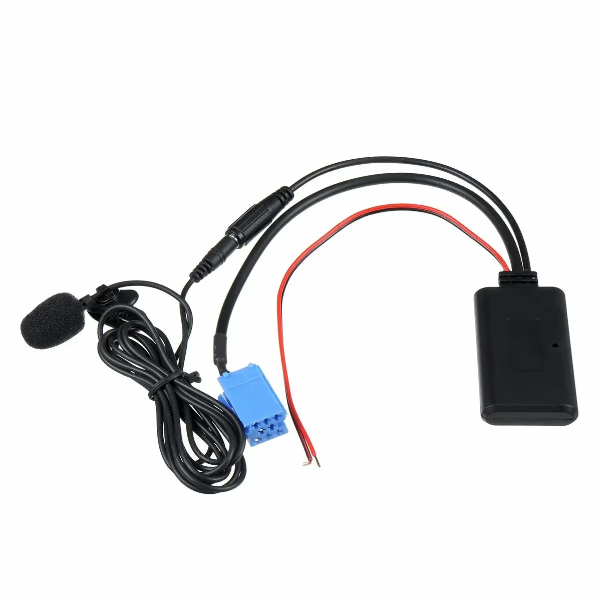 For AUDI Chorus Concert for Blaupunkt For vw Delta Beta For VDO Becker bluetooth Aux Receiver Cable Adapter with Microphone