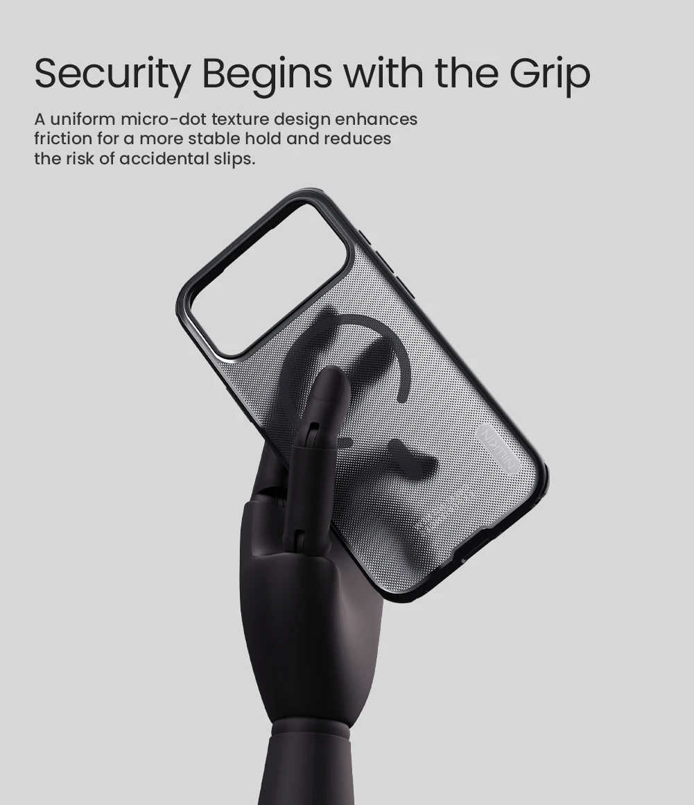 Nillkin – etui do iPhone 18 Pro Max, 17 Pro Max, 18 Pro, 17 Pro, z magnetycznym zabezpieczeniem, chroniące przed odciskami palców. — zdjęcie produktu 2