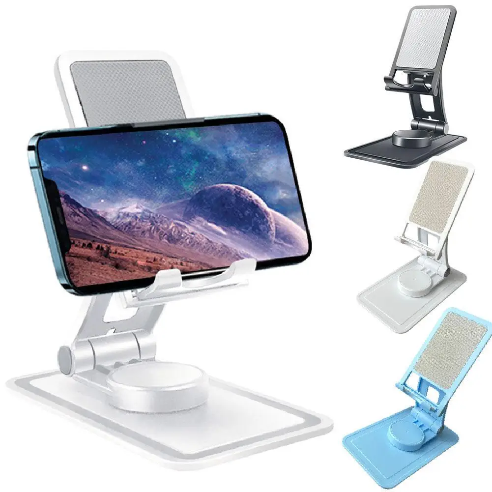 

360 ° Вращающаяся складная подставка для телефона, портативный универсальный держатель для телефона, планшета, кронштейн для стола, автомобиля, iPhone iPad