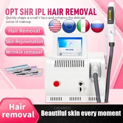 Professional Opt Ipl Permanent Hair Removal Machine Portable Painless Skin Rejuvenation Epilator Beauty Salon 500000 Shot