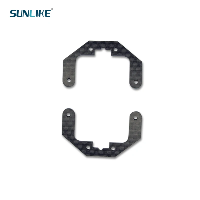 Self Made Tamiya Mini 4WD Accessories 1.5mm Carbon Fiber U-Shaped Inner Suspension Reinforcement For MS Chassis Reinforcement