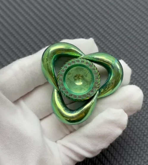 Used EDC TITAN.COLOR exhibition limited ice crystal titanium material EDC decompression toys