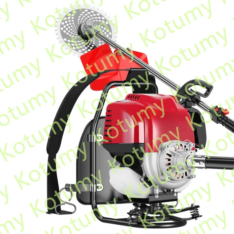 

GX35 Engine Lawn Mower Four Stroke Backpack and Side Hanging Weeder with Garden Weed Tools Efficient Lawn Mower